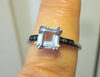 Alexandrite and Blue Diamond Ring (1.6 carats)