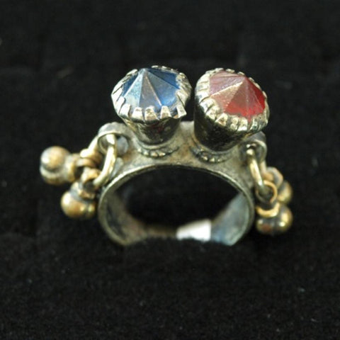 Holy Lands Brass Ring with Glass (17th Century)