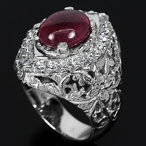 Ruby + White Sapphire Ring