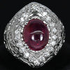 Ruby + White Sapphire Ring