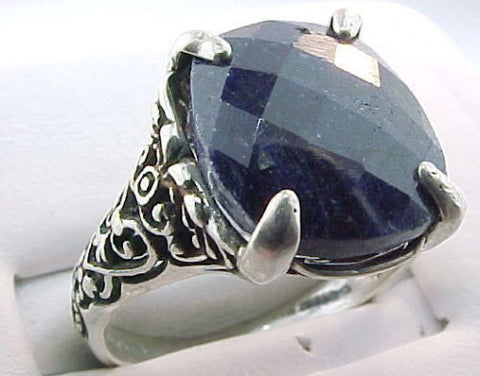 Estate Opaque Sapphire Ring - 6ct