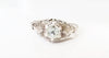 Antique Aquamarine Ring with Detailed Setting