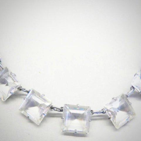 Art Deco Crystal Jewel Necklace