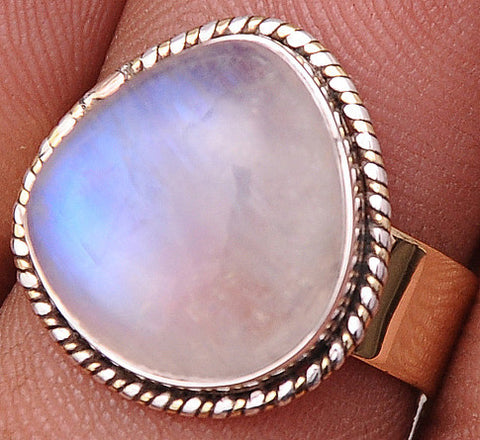 Ethereal Moonstone Ring - Size 6