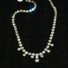 Exquisite vintage rhinestone choker necklace