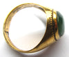 18th Century - Georgian Jade Ring in Gold Gilt Setting