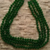 Jade 4 Row Necklace Silver Clasp