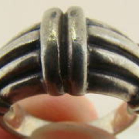 Modernist silver ring. Ring size 7.