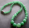 Pale Green Jade Necklace - 18"