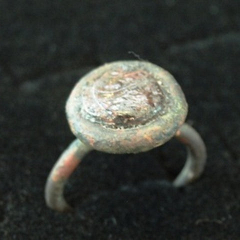 Roman Bronze Ring. Size 11.5