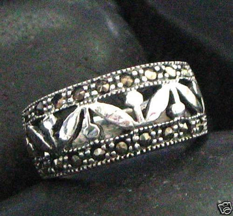 Sterling Decorative Ring - Size 8.5