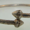 Vintage Jamaican Silver Snake Bracelet-23g