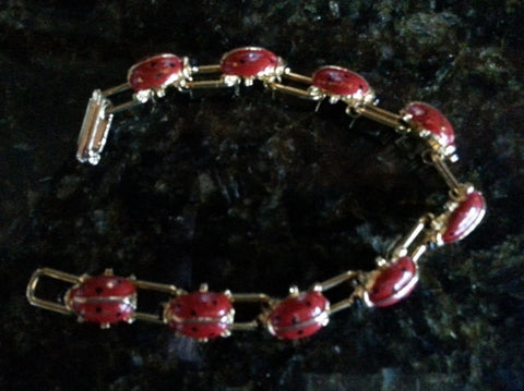 Vintage Ladybug Bracelet - 7