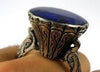 Vintage Tribal Lapis Ring - Size 8.5