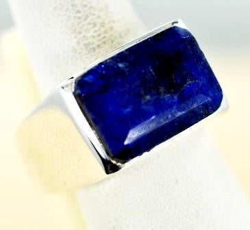 Sapphire Rectangle Ring