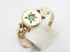 Victorian Emerald Solid Gold Ring - Size 5