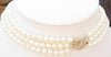 3 Rows Freshwater Pearls Necklace - 17"