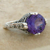 Alexandrite Antique Style Ring