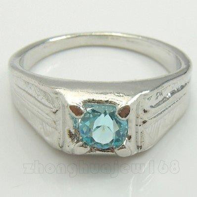 Light Blue Topaz Ring - Size 11